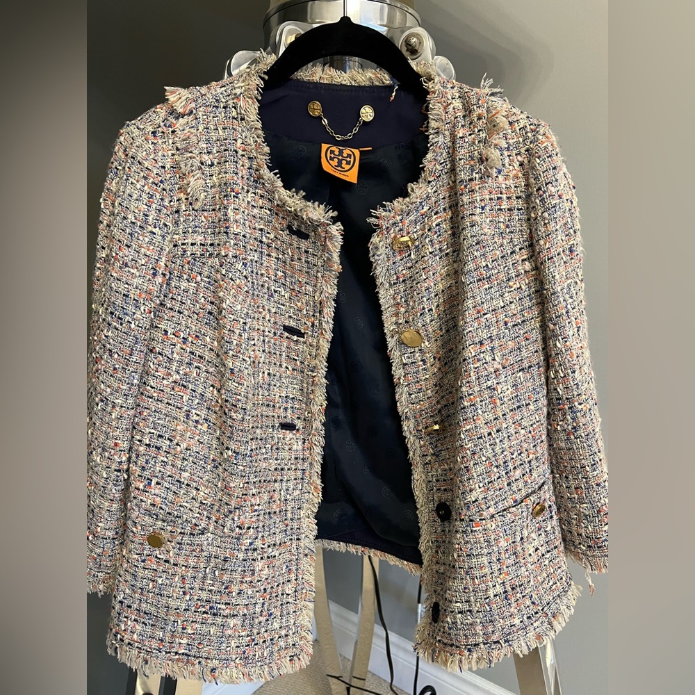 Gorgeous Tory Burch tweed jacket